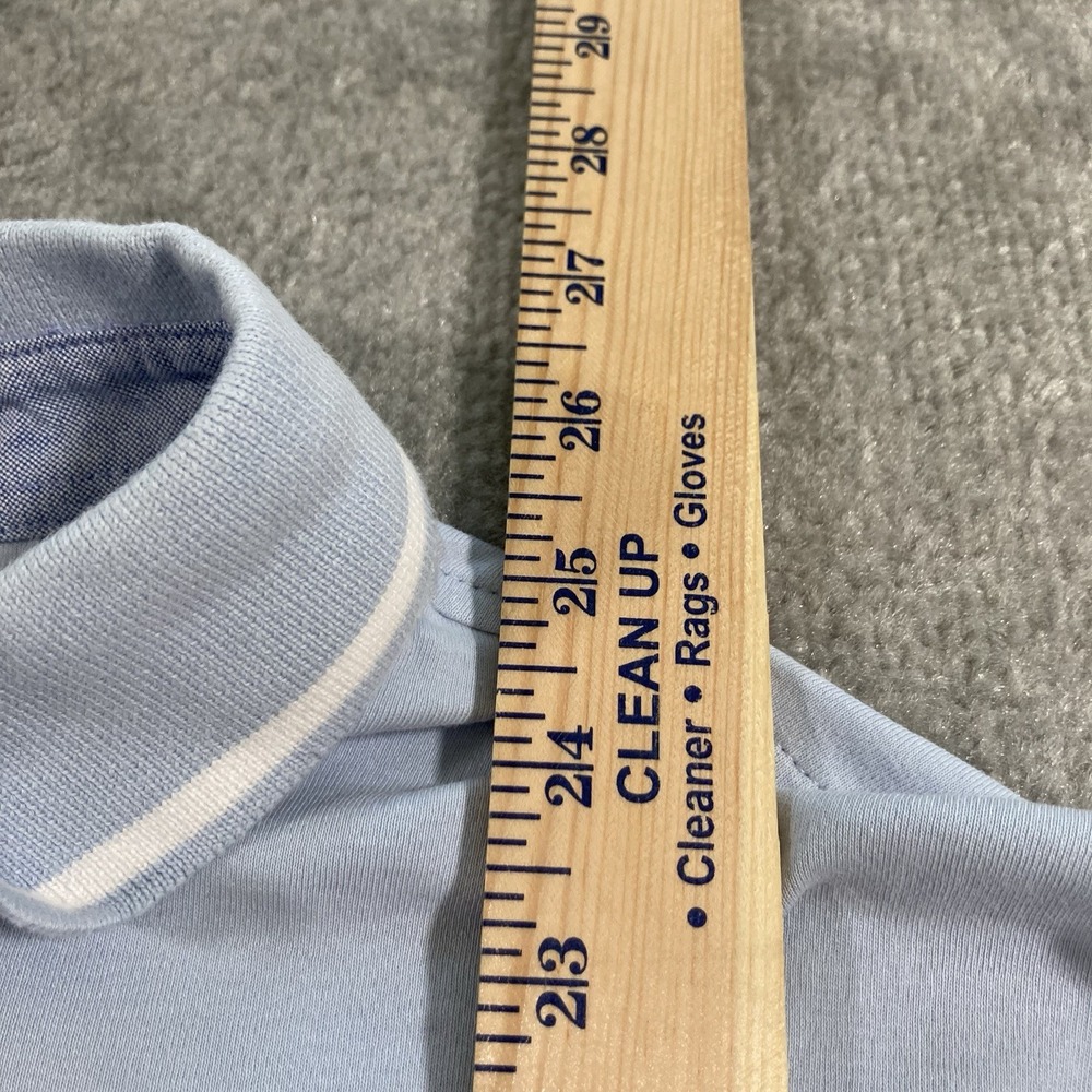 Tommy Hilfiger Polo Shirt Mens Medium Blue Short Sleeve Casual Logo - Picture 5 of 6